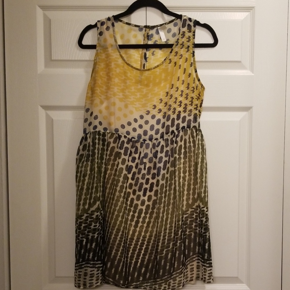 Sexy Multi Color Poka Dot Flowy Mini Dress